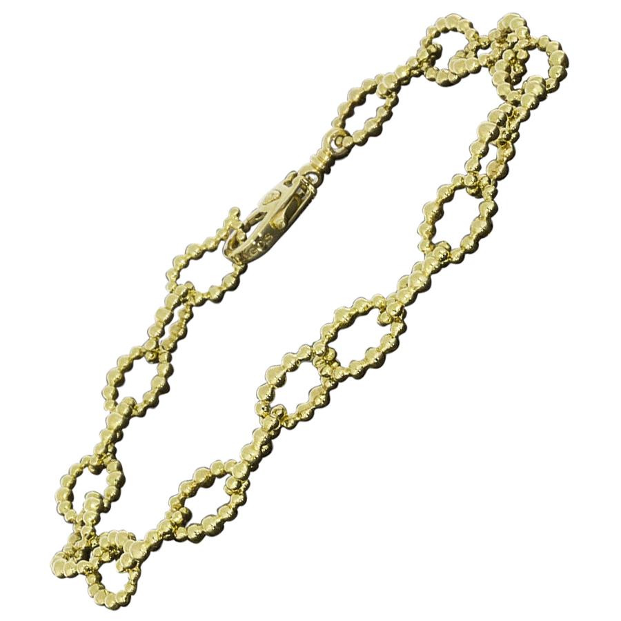 Lagos Caviar Yellow Gold Oval Link Chain Bracelet