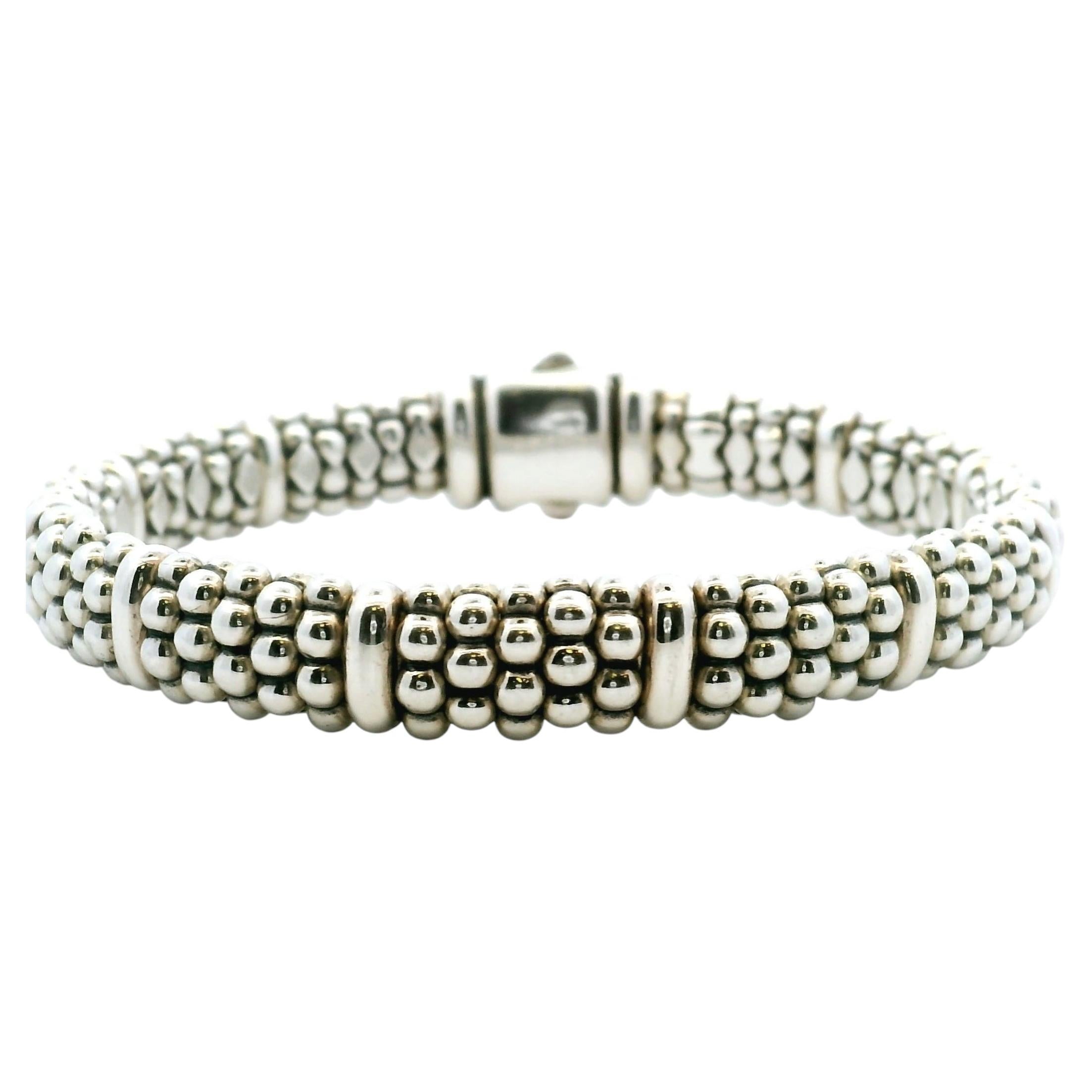 Lagos Contemporary – Armband aus Sterlingsilber mit Kaviarperlen