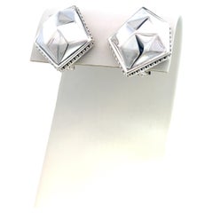 Lagos Estate Clip on Earrings Sterling Silver