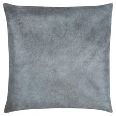 Lagos Gray Hide Pillow