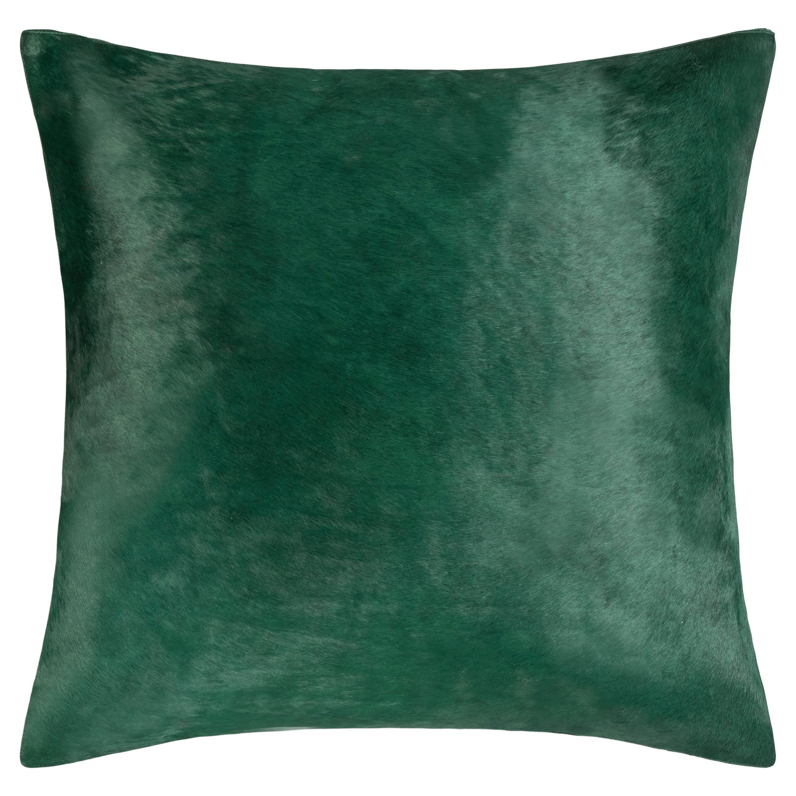 Lagos Green Hide Pillow