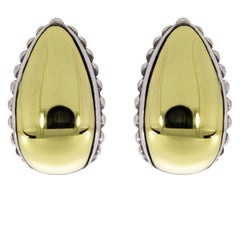 Lagos High Bar Gold and Silver Earrings