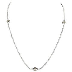 Lagos KSL Mixed Metals Station Necklace with Bead Chain