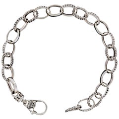 Used Lagos Links Sterling Silver Chain Bracelet
