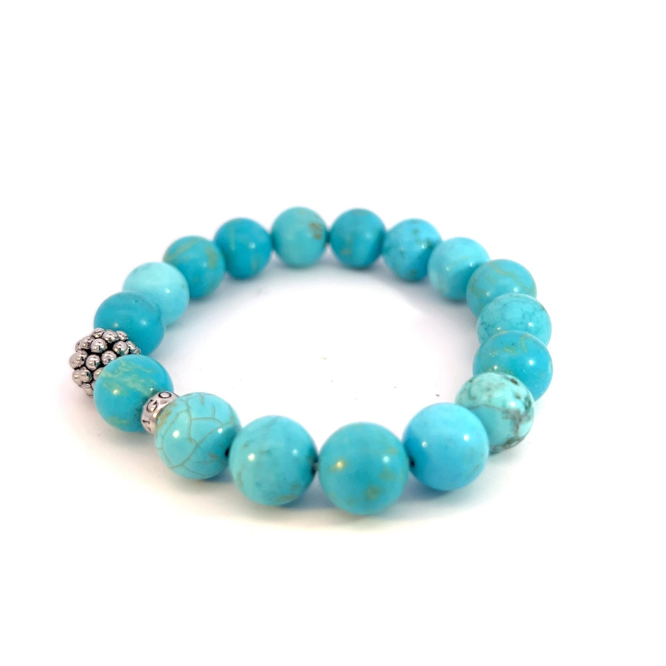 Authentic Lagos Maya Estate Turquoise Bead Bracelet Sterling Silver 10 mm L1




This elegant Authentic Lagos bracelet is made of Turquoise beads and sterling silver.


TRUSTED SELLER SINCE 2002


PLEASE SEE OUR HUNDREDS OF POSITIVE FEEDBACKS FROM