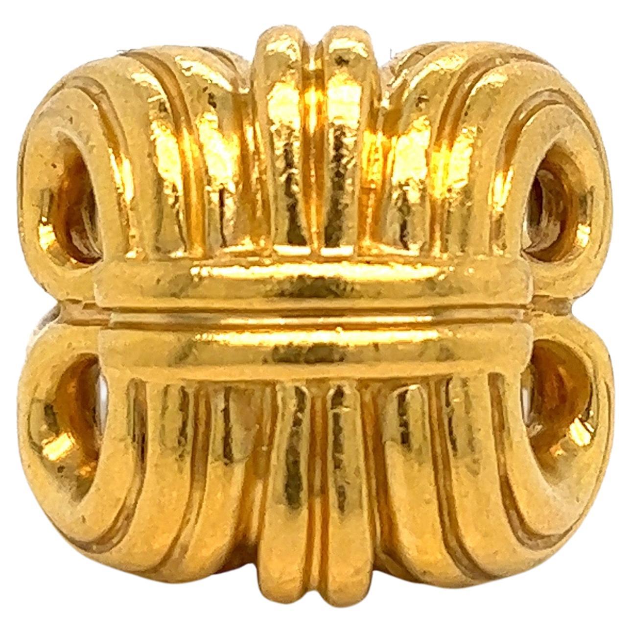 Lagos Ram's Horn Gold Ring
