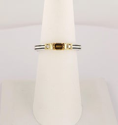 Lagos Ring in Sterling Silver & 18K Yellow Gold Size 6.75