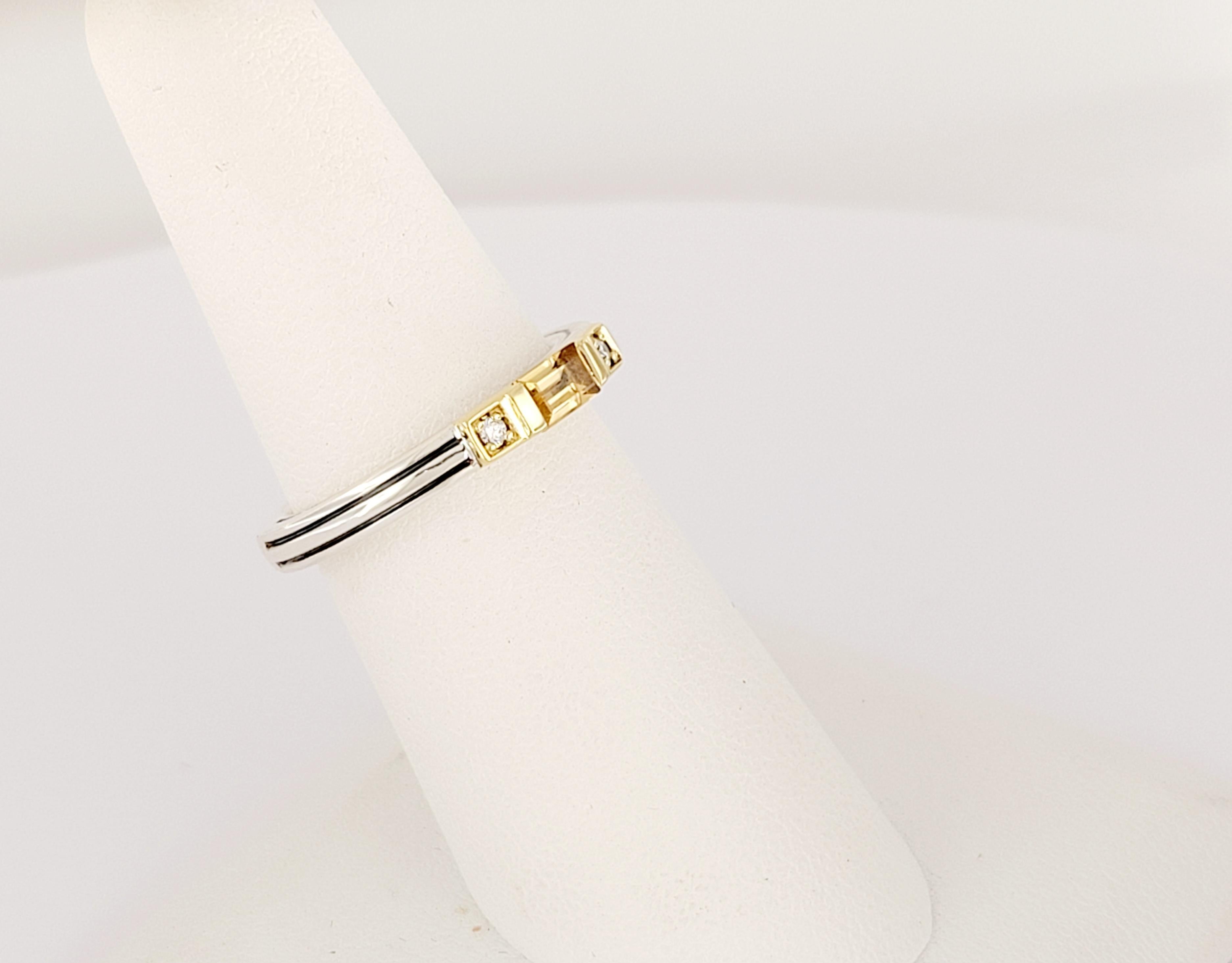 Lagos Ring in Sterling Silver & 18K Yellow Gold Size 6.75 For Sale 1