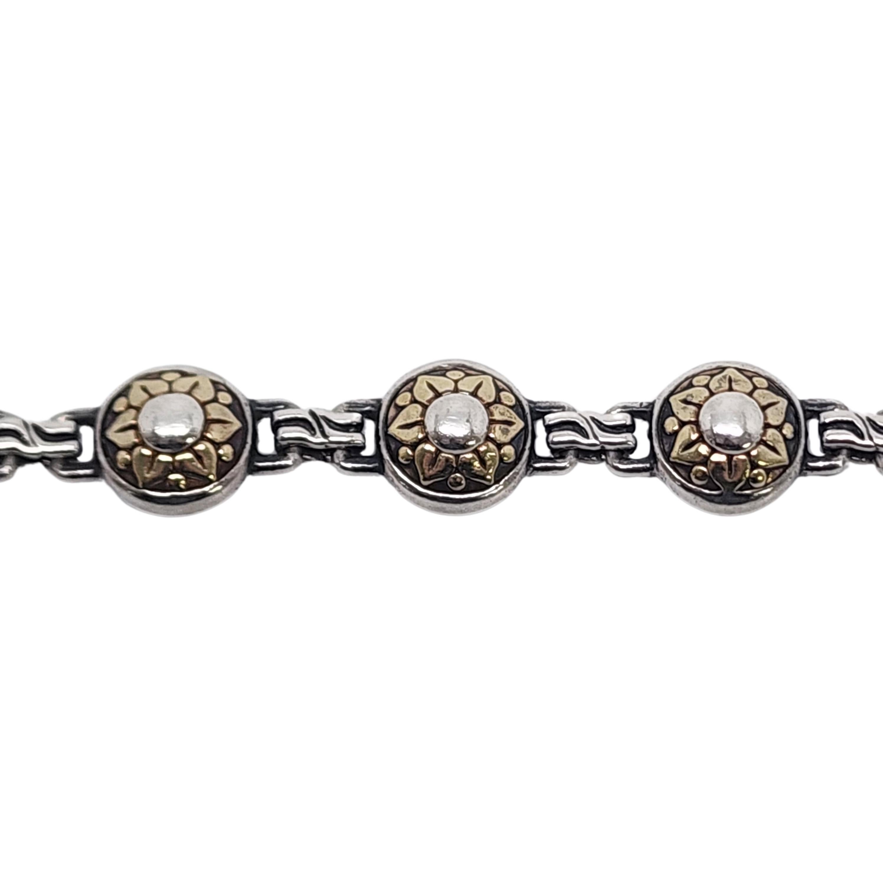 Women's Lagos Sterling Silver 18K Plated Arcadian Link Bracelet #16272