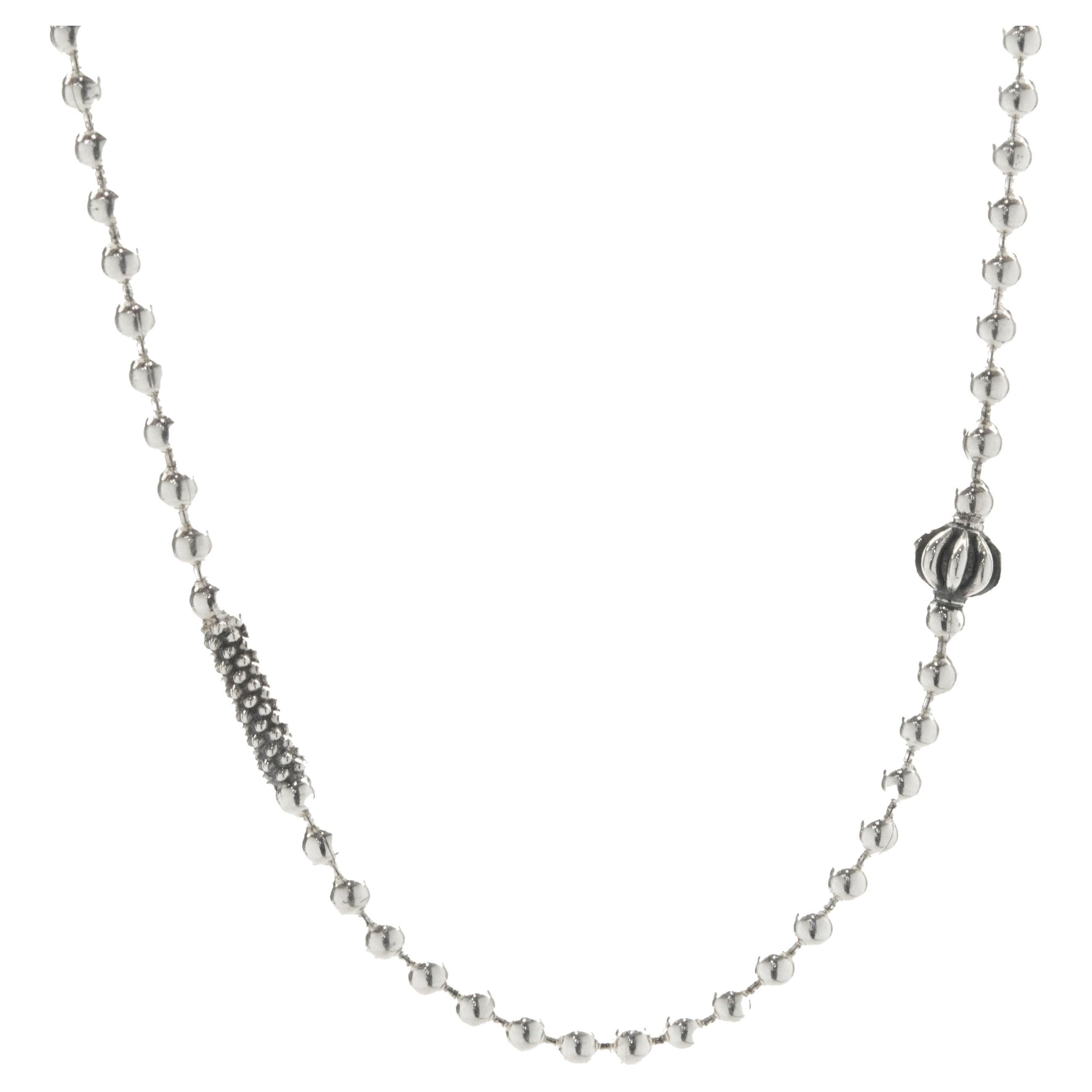 Lagos Sterling Silver Ball Station Necklace at 1stDibs gold ball
