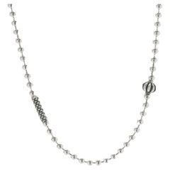Lagos Sterling Silver Ball Station Necklace