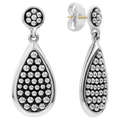 Lagos Sterling Silver Bold Caviar Drop Earring