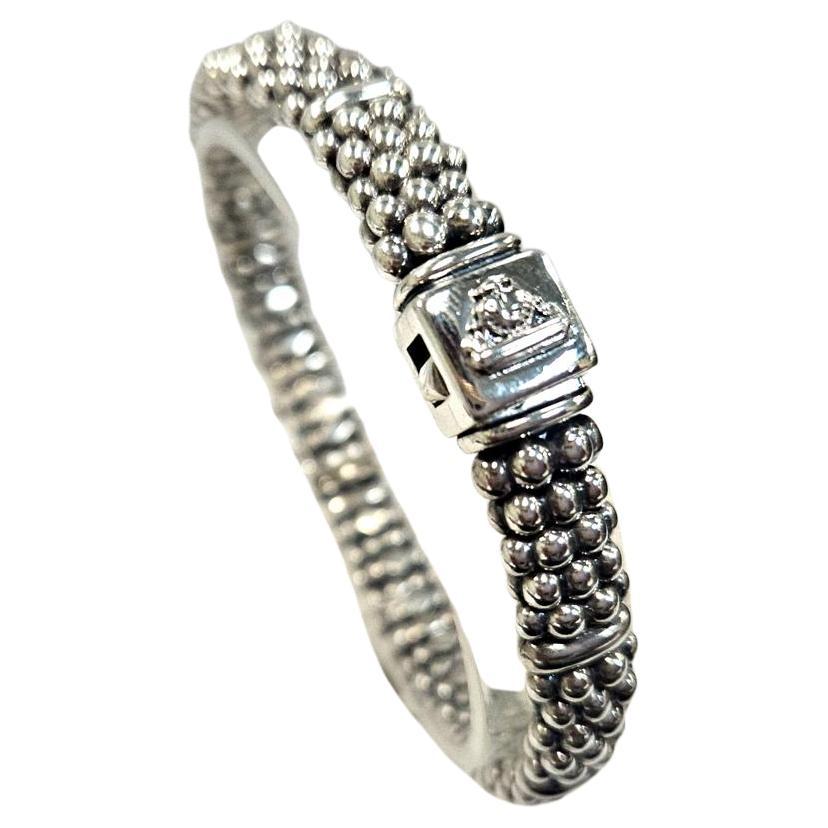 LAGOS Sterling Silver Caviar Collection Bracelet, 6.5"
