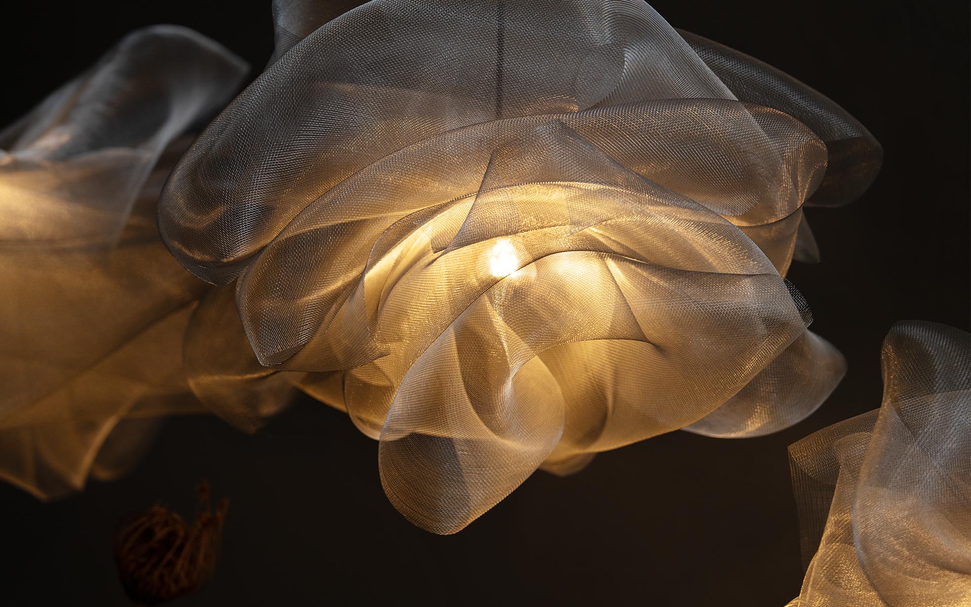 Lagu Kumo Handcrafted Decorative Cloudy Pendant Lighting 75cm 29.5'' In New Condition For Sale In İSTANBUL, TR