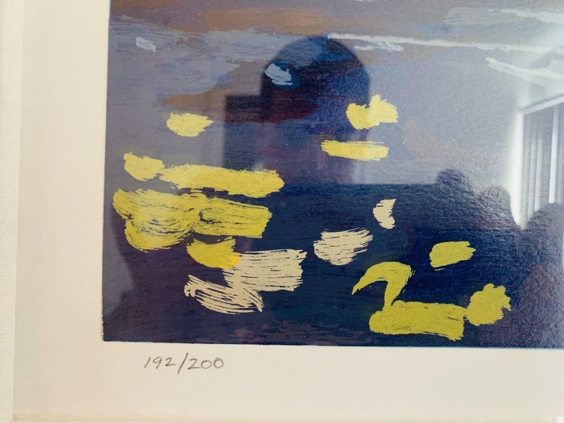Laguna Back Alley Serigraph by Maria Bertran 192/200 In Good Condition For Sale In Los Angeles, CA
