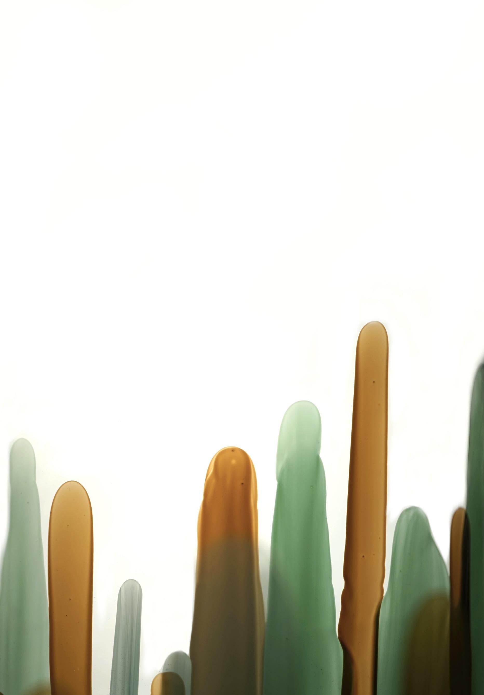 Autre Vase en verre fait main, Laguna, vert, Kanz en vente