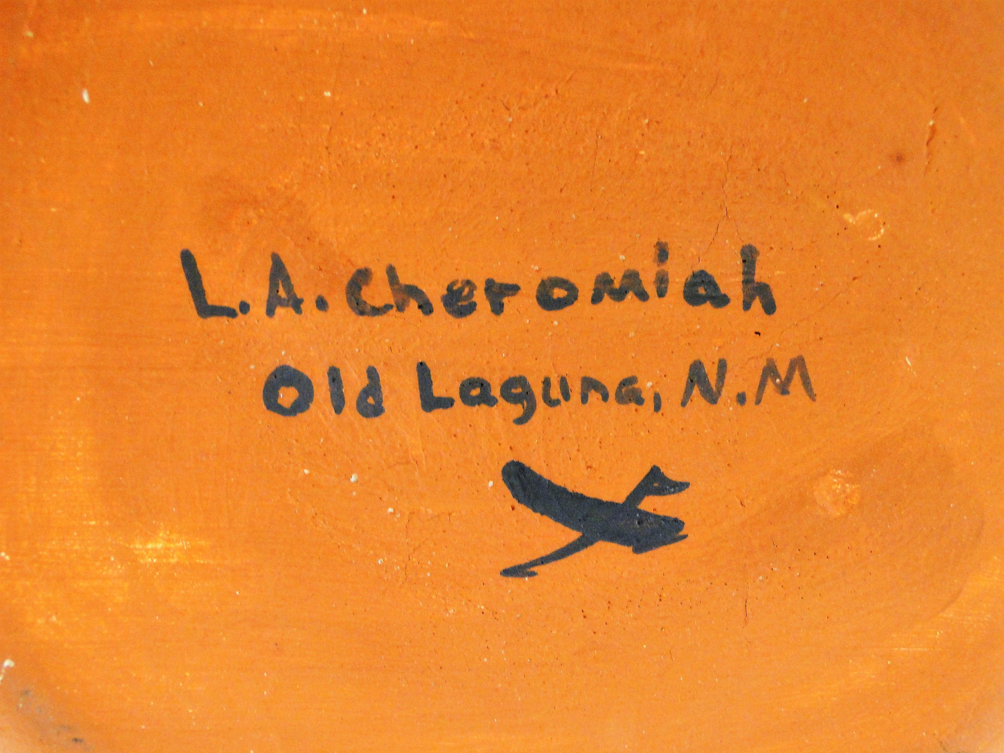 Late 20th Century Laguna Peublo Pottery  by Lee Ann Cheromiah For Sale