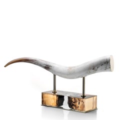 Laguna Sculpture in Corno Italiano and Briccola Wood, Mod. 1615