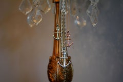 Custom "Lahaina Anchor" Pendant in 20 Karat Gold, 0.26ct Diamonds, Medium