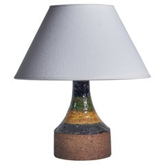 Laholm Keramik, lampe de table, grès, Suède, années 1960