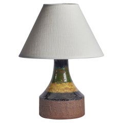 Laholm Keramik, lampe de table, grès, Suède, années 1960