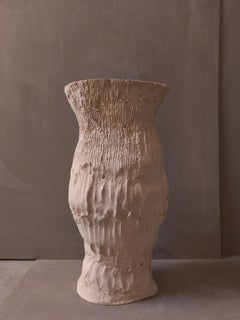 lai 38 de asterisque. Jarrón de gres orgánico hecho a mano, España, Nuevo