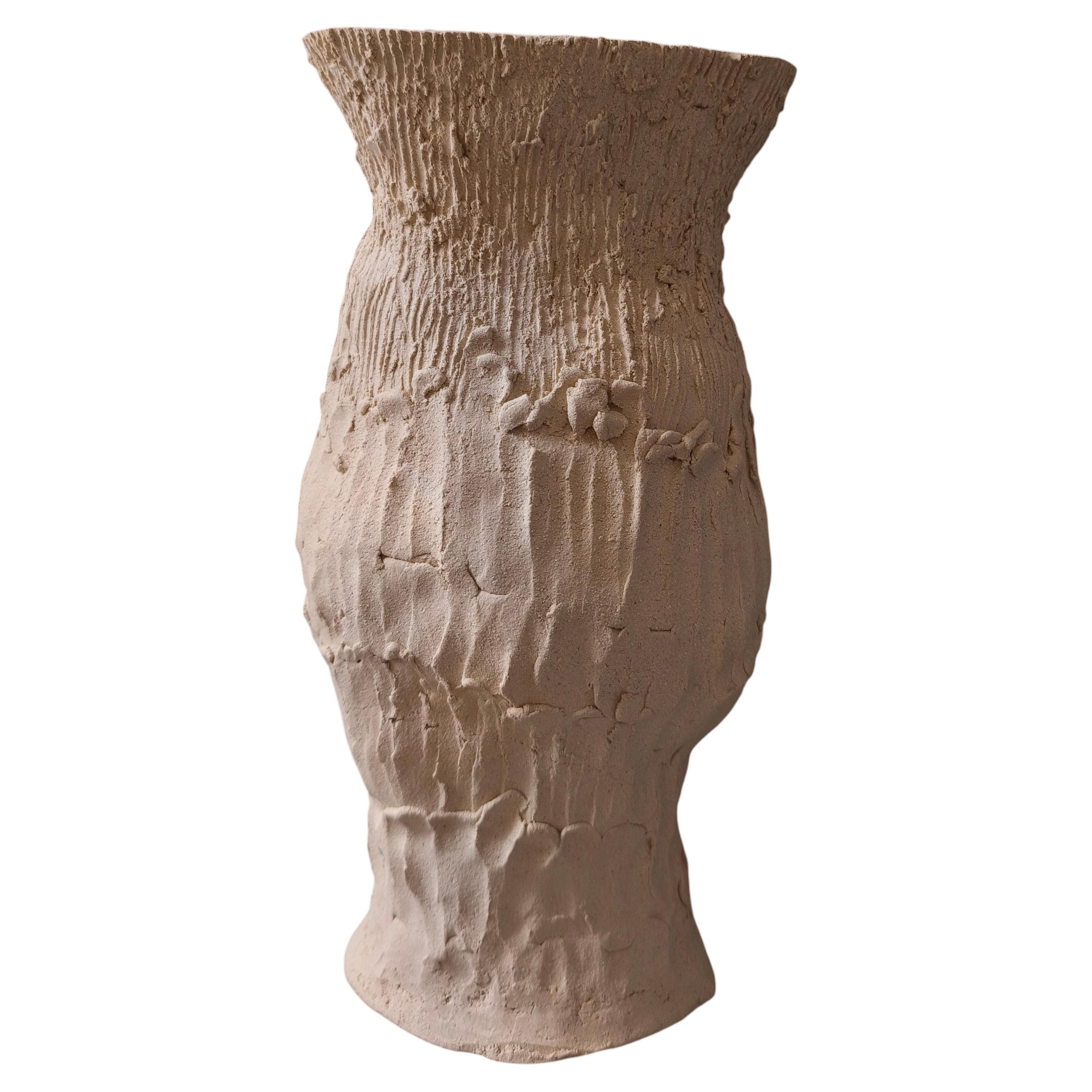 lai 38 da asterisque. Vaso in gres organico lavorato a mano, Spagna, New in vendita