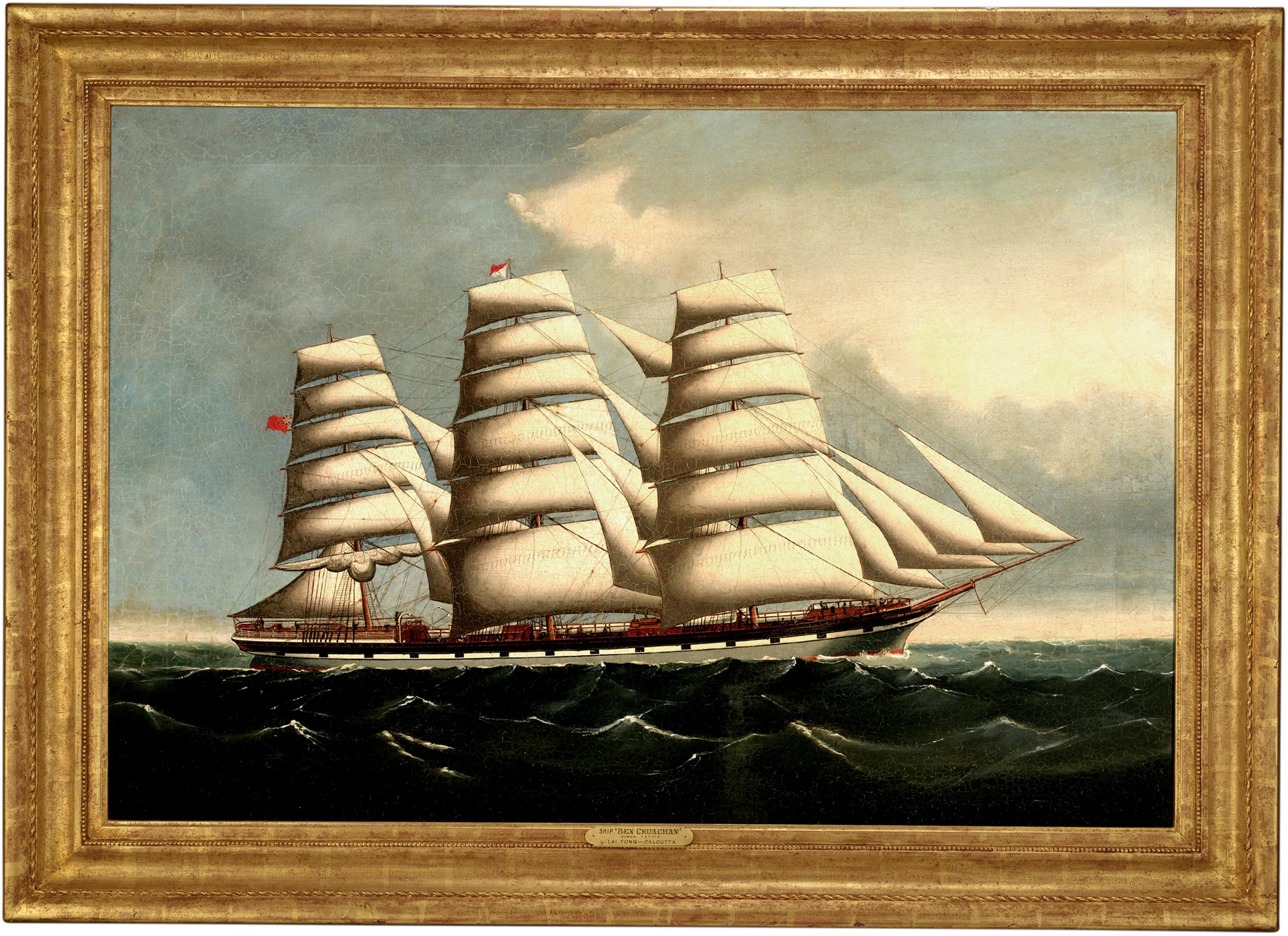Ship Ben Cruachan - Painting by Lai Fong