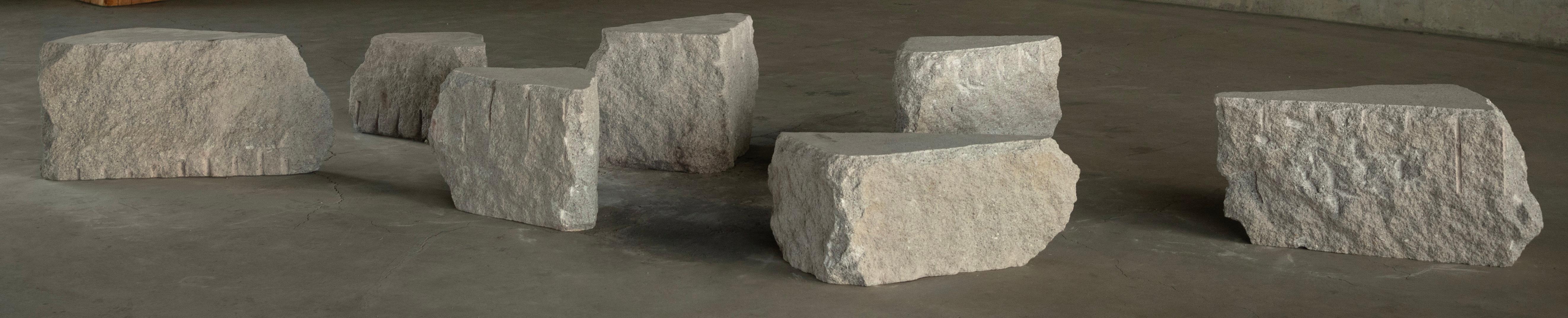 Laikos Low Table by Andres Monnier
Unique Piece
Dimensions: D 160 x W 95 x H 35 cm
Materials: Grey Quarry stone.

Treko Concrete is a Mexican studio based in Ensenada, that aims to create functional handcrafted furniture and sculptural pieces to