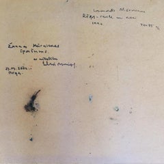 City - sun and trees  1996. Oil on cardboard, 74x85 cm