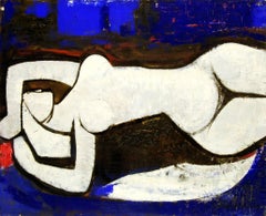 Soñador. 1962. Óleo sobre cartón, 91 x 100 cm