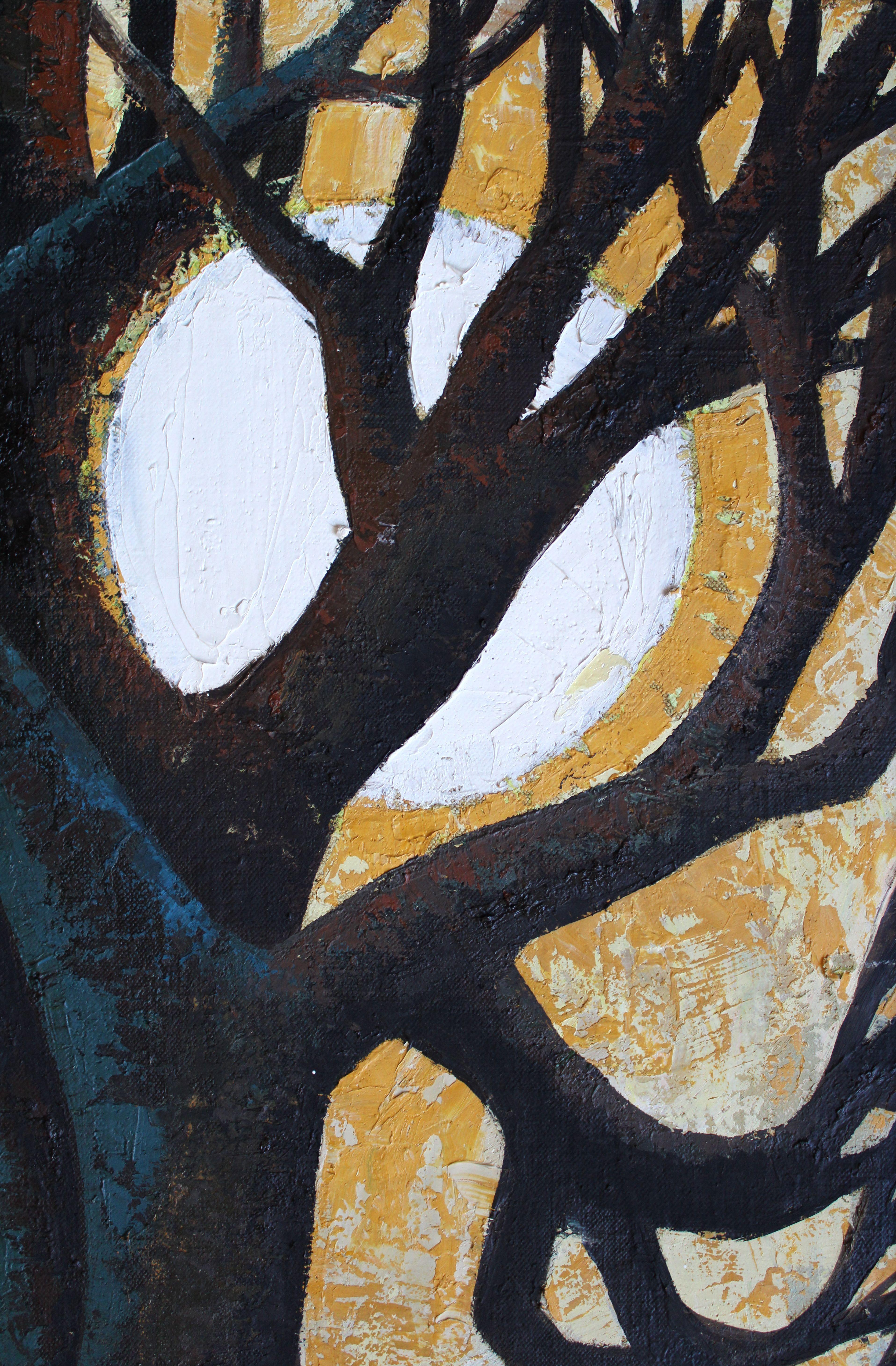 Roble. Óleo sobre lienzo, 70x65 cm en venta 1