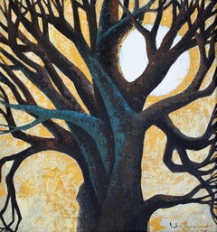 Oak. Oil on canvas, 70x65 cm