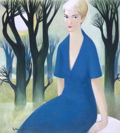 Retrato  Óleo sobre cartón, 100x92 cm