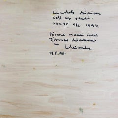 The road to the sun  1996, cardboard, oil, 74x85 cm