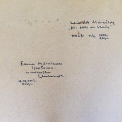 Two trees and the sun. 2002. Cardboard, oil, 100x81 cm