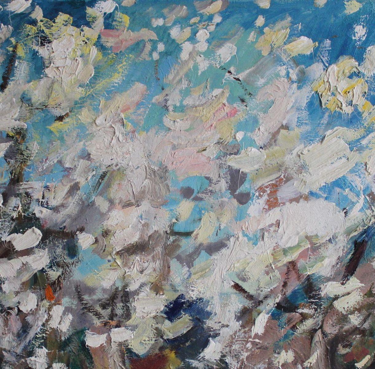 Apfelbäume – Painting von  Laimonis Bubieris
