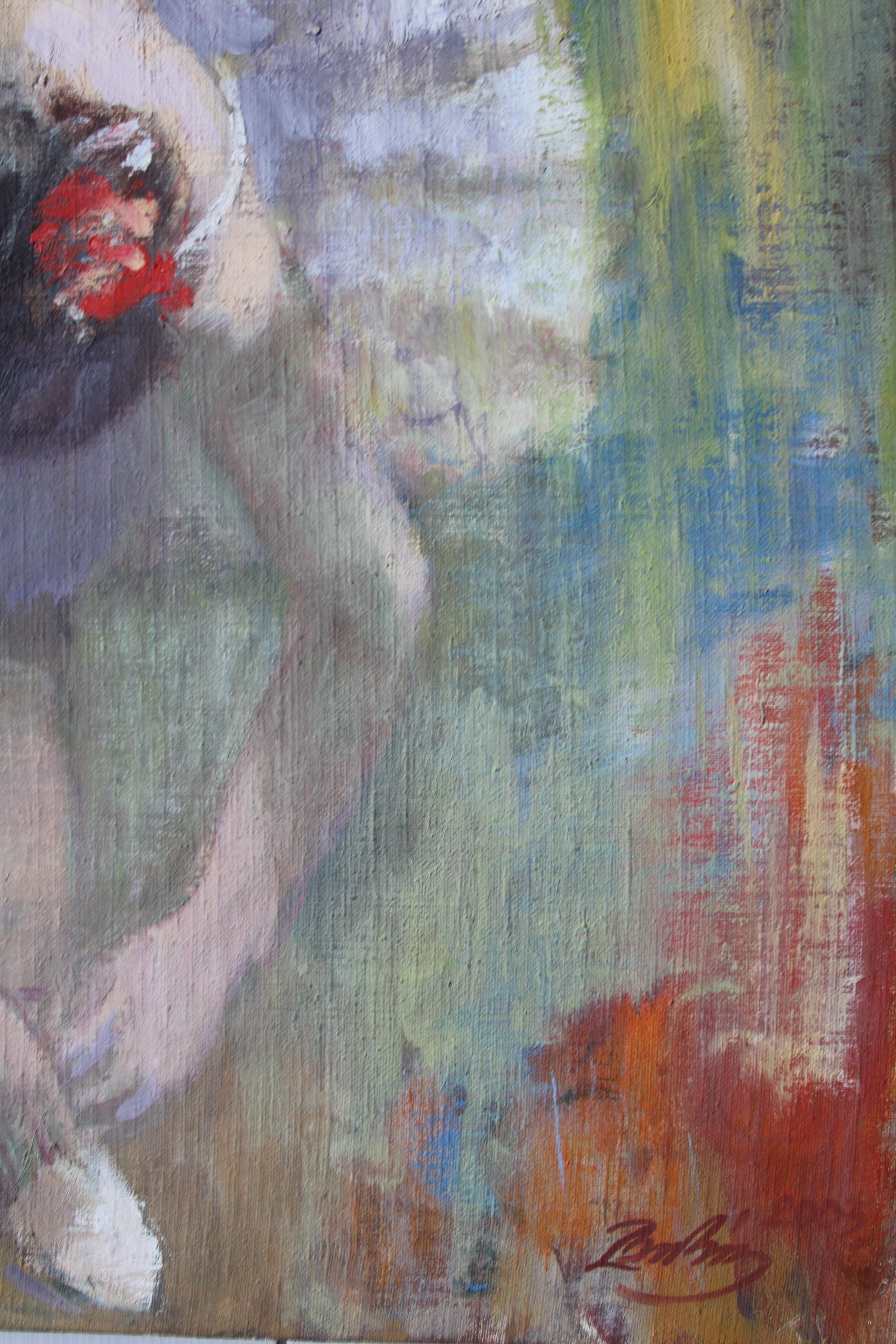 Ballerina - Painting by  Laimonis Bubieris
