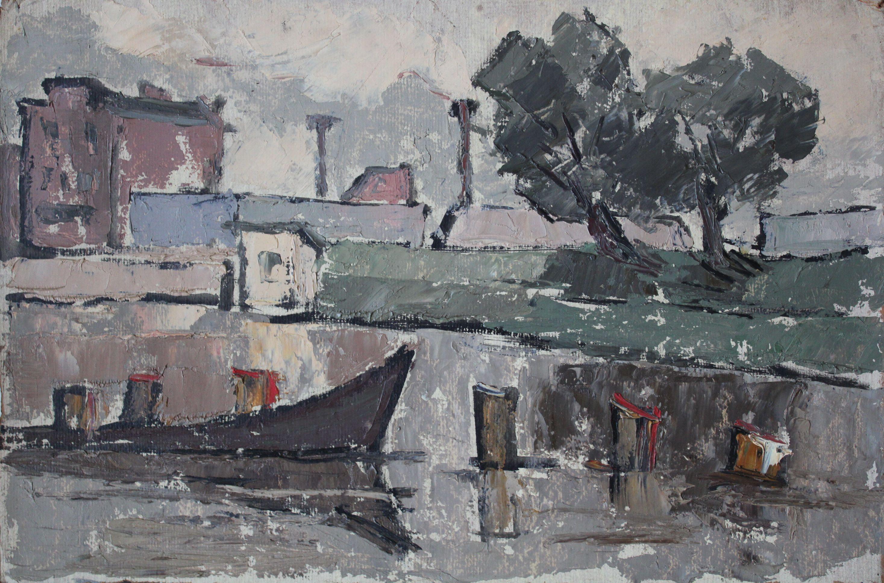 Landscape Painting di  Laimonis Bubieris - Costi dei canali