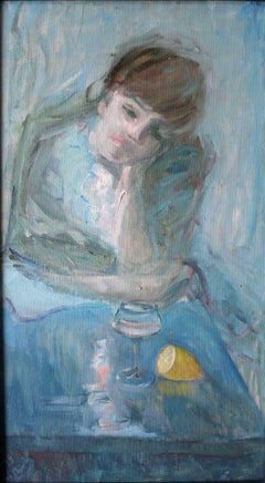 Ragazza in blu