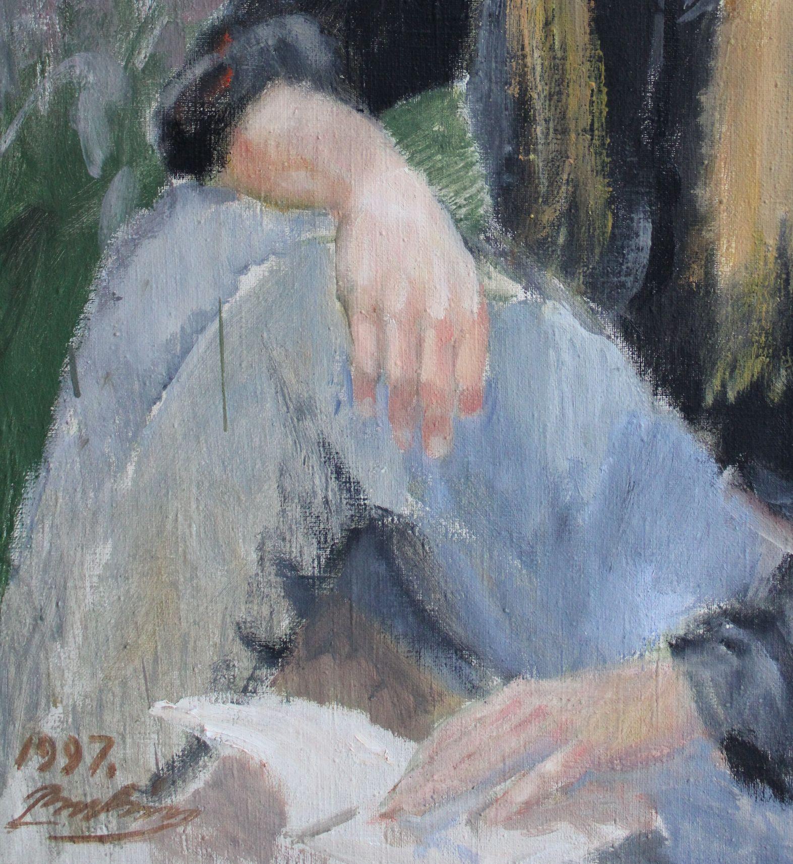 Rita
huile/toile, 85x60. cm.