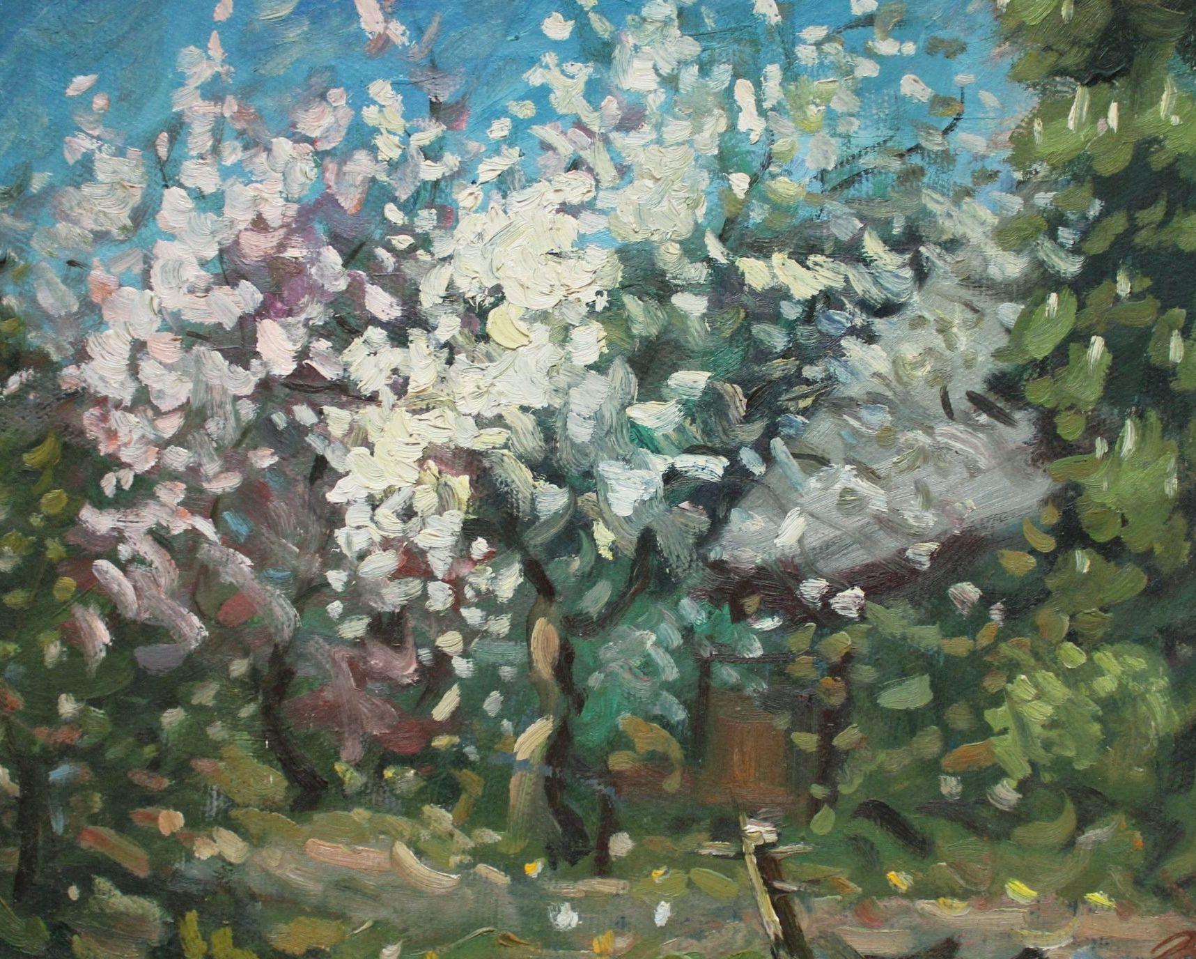 Spring mood - Painting by  Laimonis Bubieris