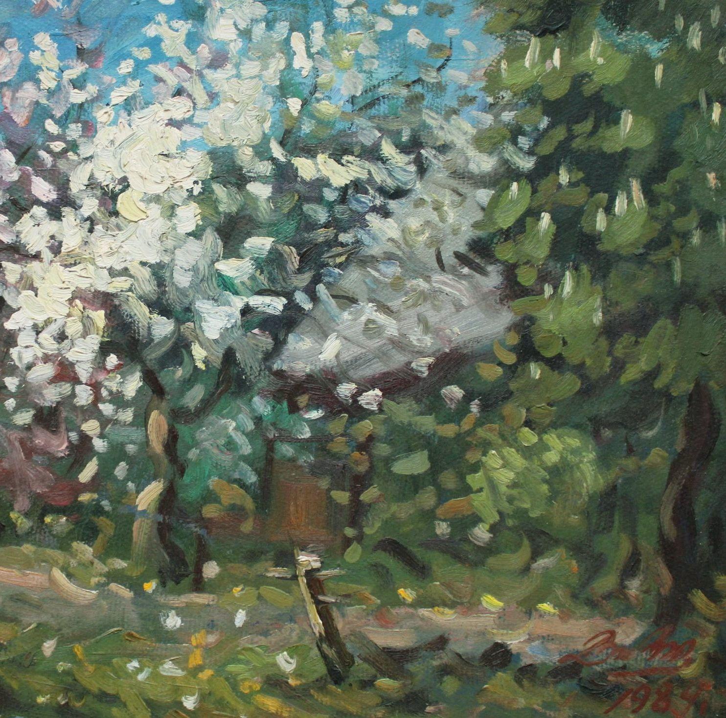 Spring mood - Impressionist Painting by  Laimonis Bubieris