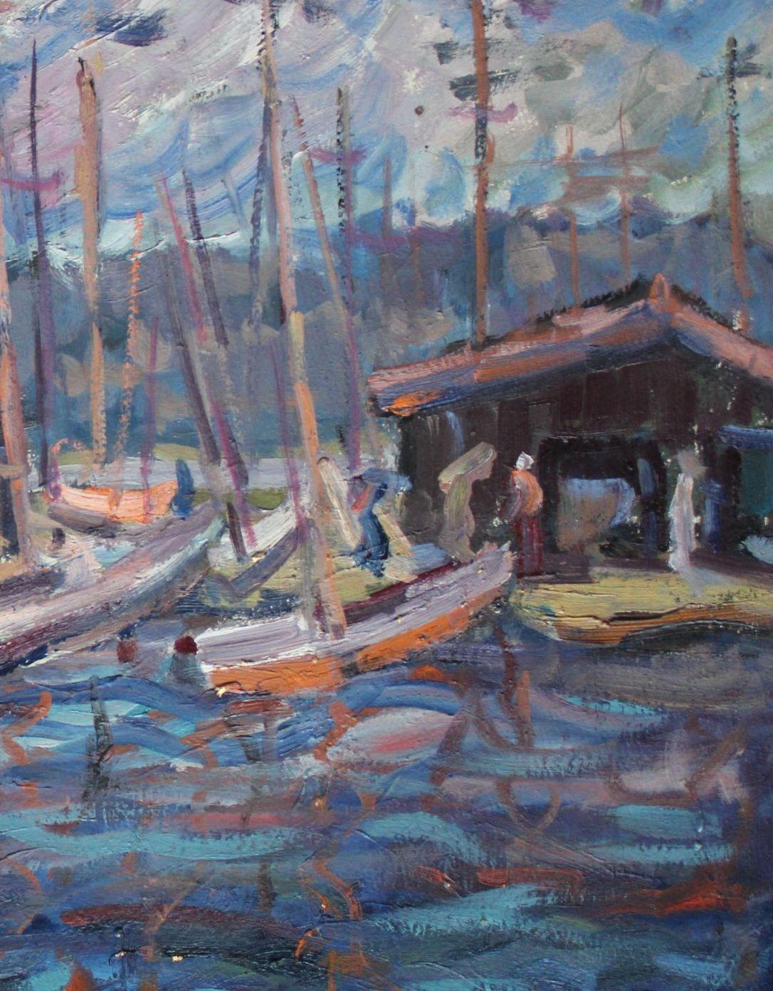 Yachts - Painting di  Laimonis Bubieris