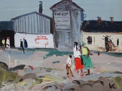 Townes  1961, olio su tavola, 40x53 cm