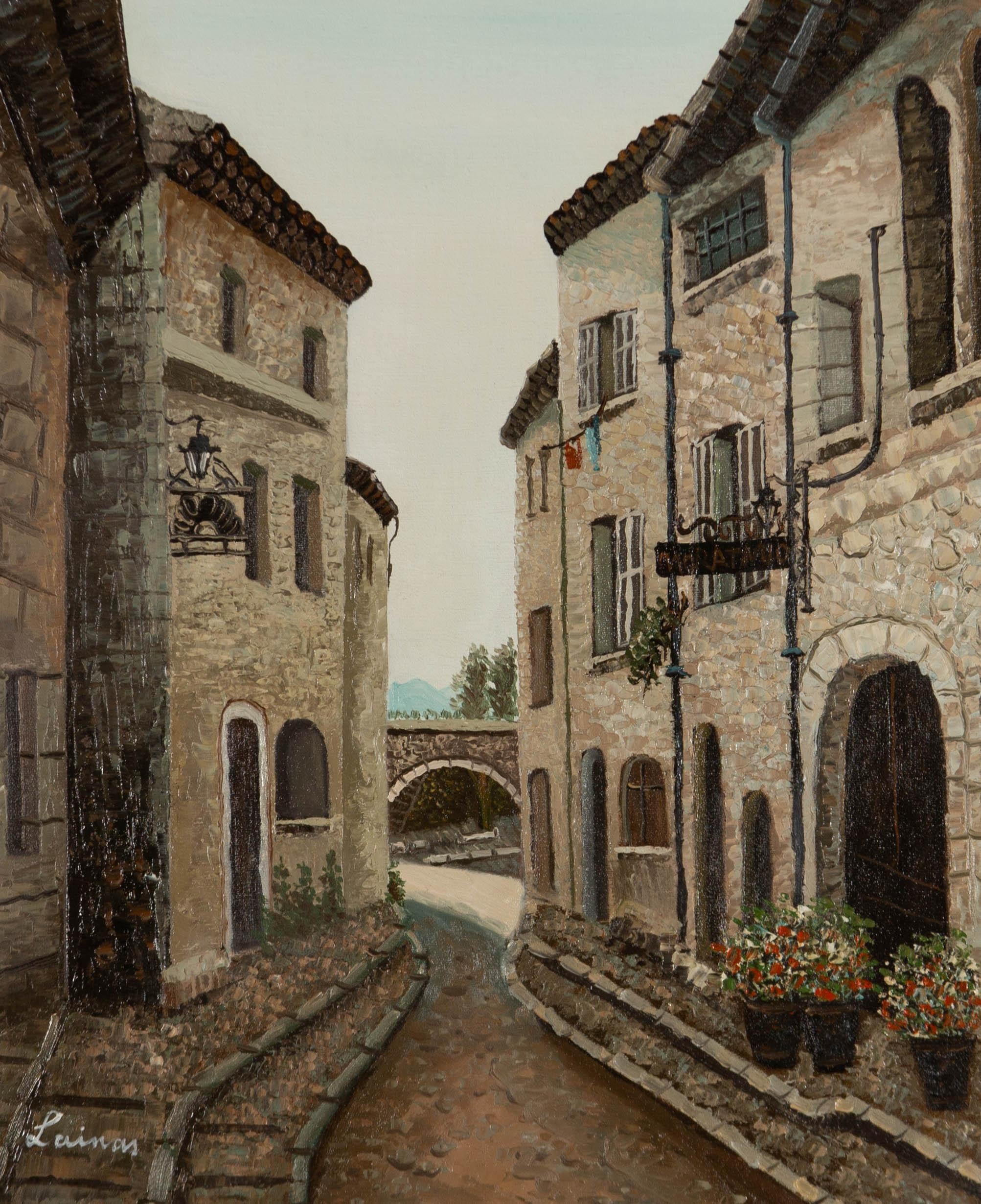 Lainan - Contemporary Oil, French Street For Sale 1
