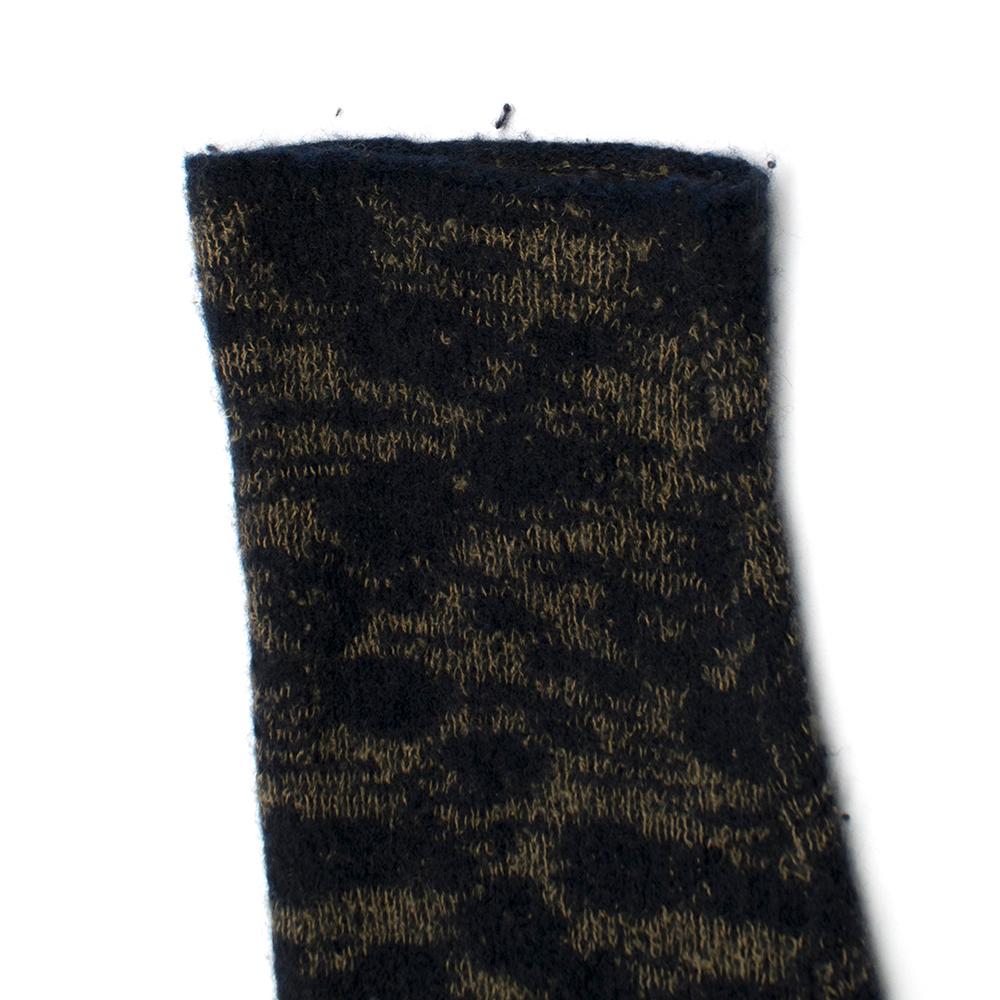 Black Lainey Tortoise Cashmere Knit Jumper Size S For Sale