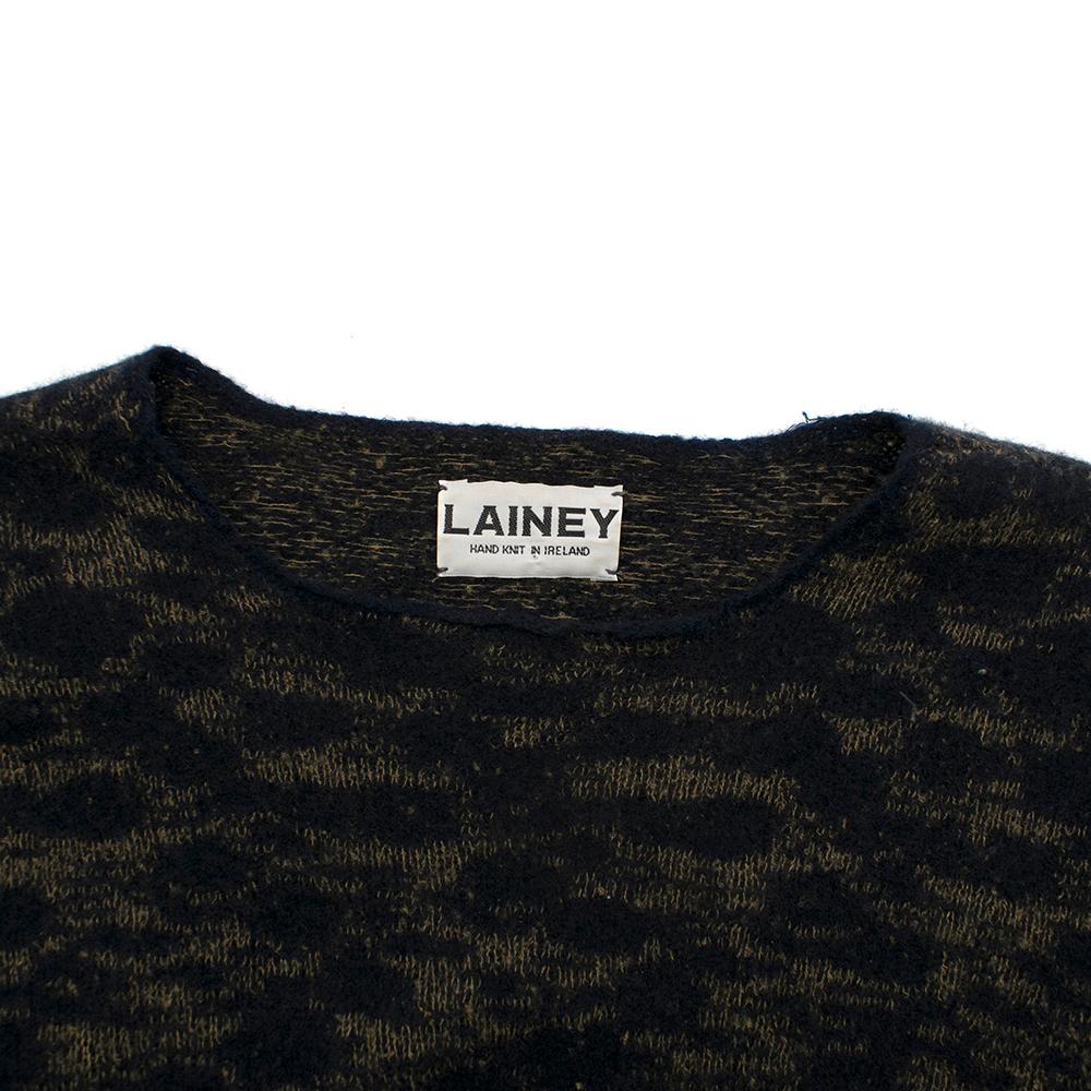Lainey Tortoise Cashmere Knit Jumper Size S For Sale 1