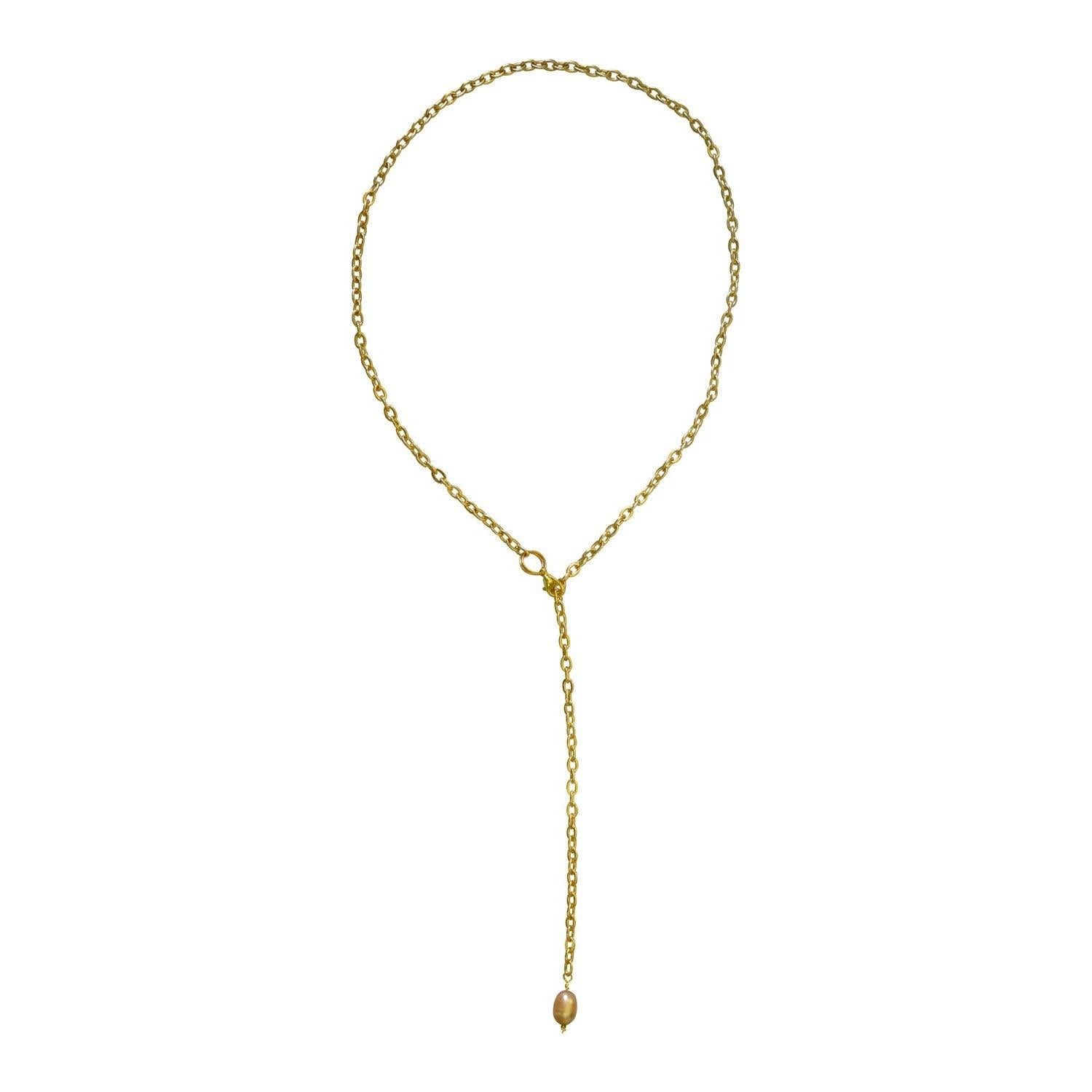Bead Lairat pink freshwater pearl necklace  by Ifemi Jewels For Sale