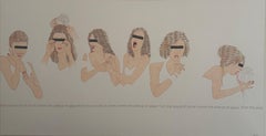 Peinture à l'huile sur toile - Portrait féminin contemporain - Artiste féministe
